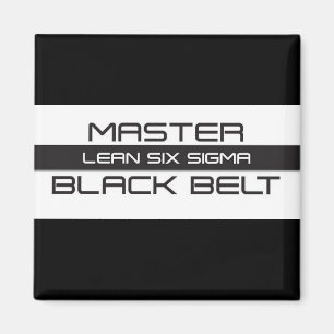 Imã Cinturão Preto Mestre de Seis Sigmas