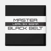 Cinturão preto principal Lean Six Sigma