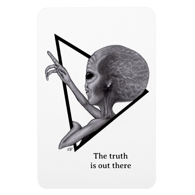 Ímã Cinza, a verdade está lá fora (Vertical)