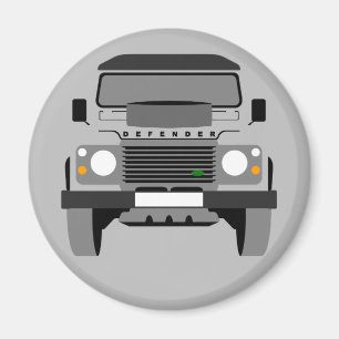 Imã Cinza art Land Rover clássico