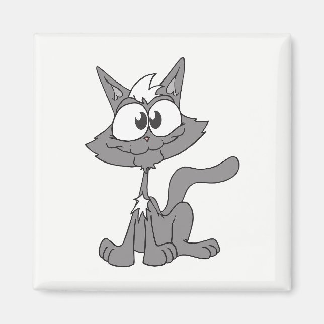 Imã Cinza Cat (Frente)