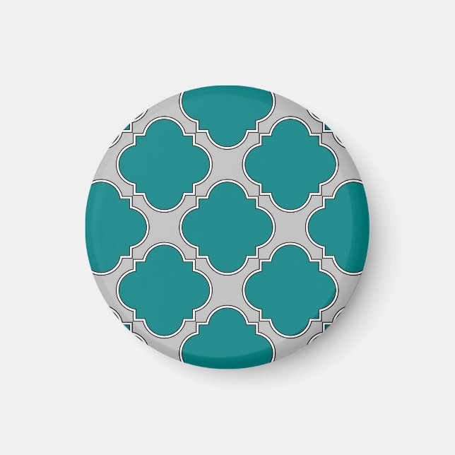 Imã Cinza e tetal de Quatrefoil (Frente)