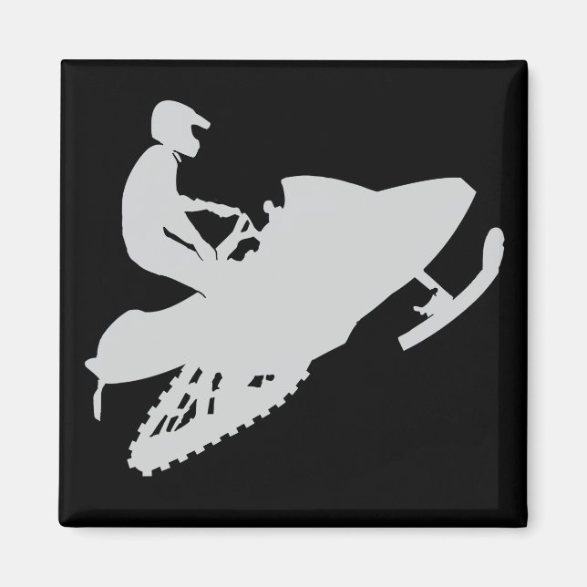 Imã Cinza-Snowmobile (Frente)