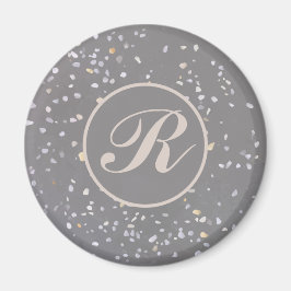 Imã Cinza Terrazzo Stone