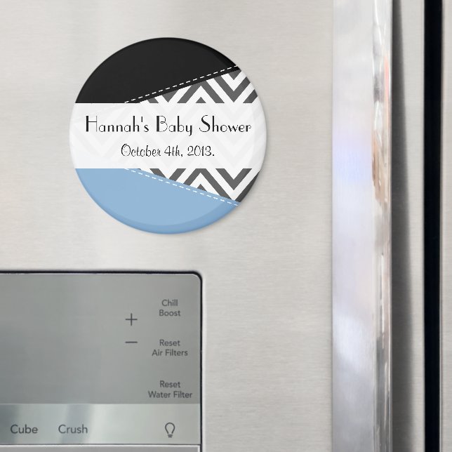 Imã Cinza Zigzag, Chevron, Zigzag Patterno, Chá de fra (In Situ (Fridge))