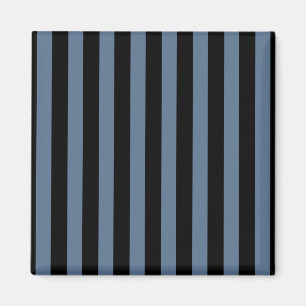 Imã cinzas azuis e faixas pretas