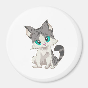 IMÃ CINZAS CUTAS E PEQUENAS PEQUENAS COZINHAS COM OLHO