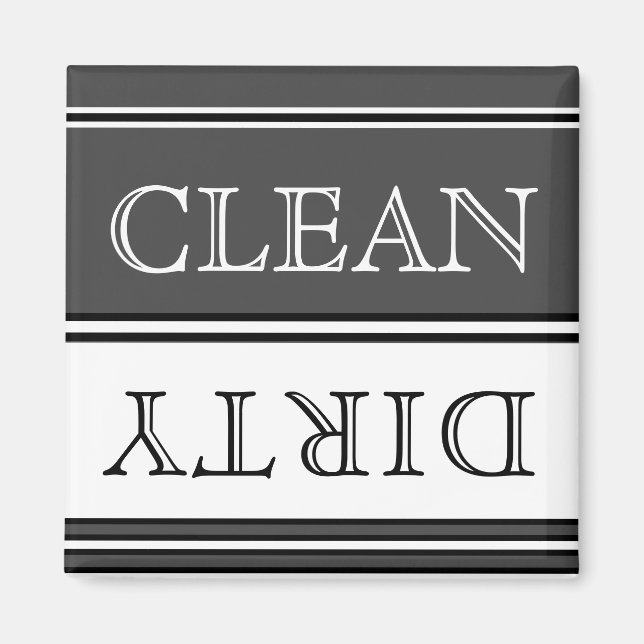 Imã Cinzas de carvão e máquinas de lavar louça brancas (Frente)