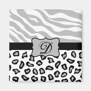 Imã Cinzas, Zebra Negra e Chita Personalizadas