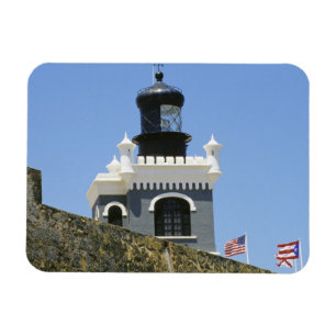 Ímã cinzento castelado do Fuerte San Felipe del Morro