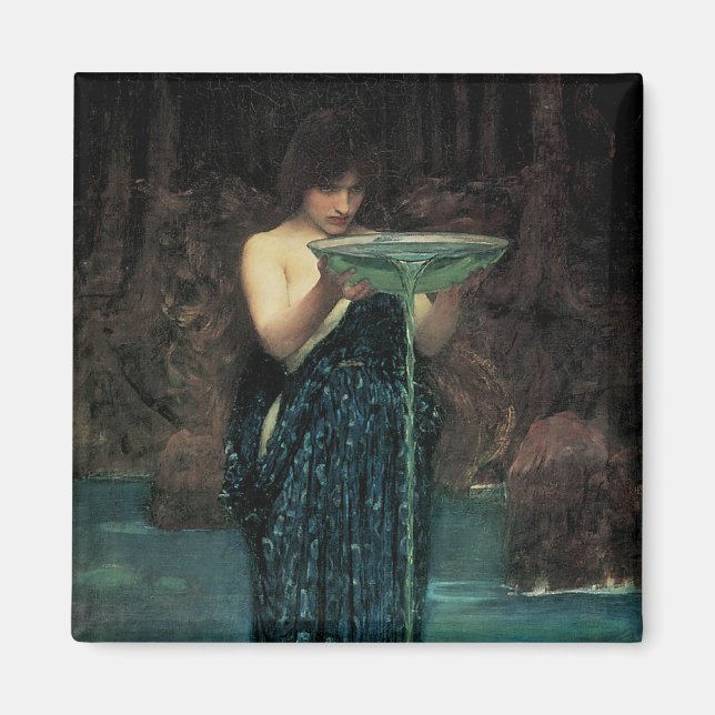 Imã Circe Invidiosa por John William Waterhouse (Frente)