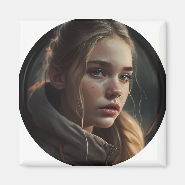 Imã Circle girl (Frente)
