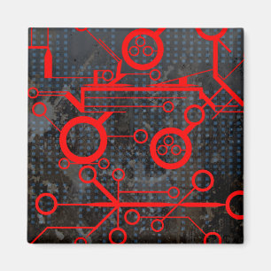 Imã Circuito Vermelho