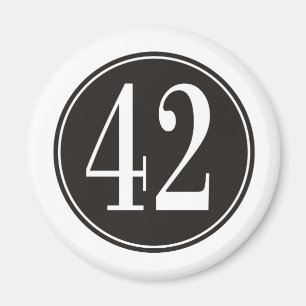 Imã Círculo #42 preto