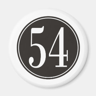 Imã Círculo #54 preto