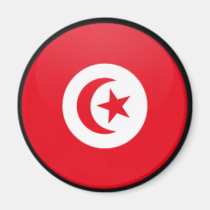 Imã Círculo da bandeira da qualidade de Tunísia