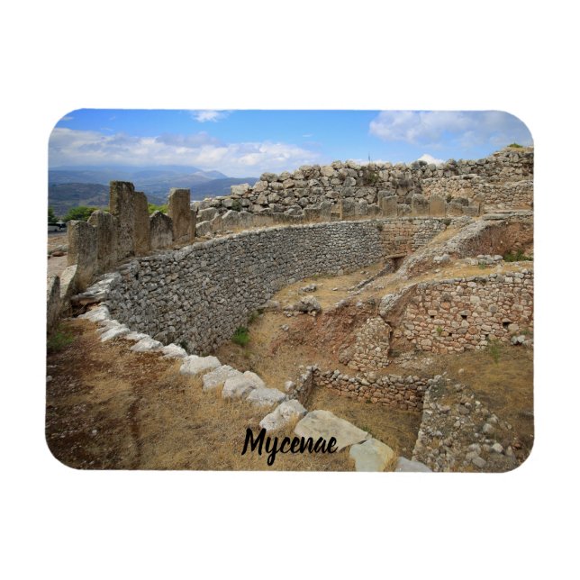 Ímã Círculo da sepultura de Mycenae (Horizontal)