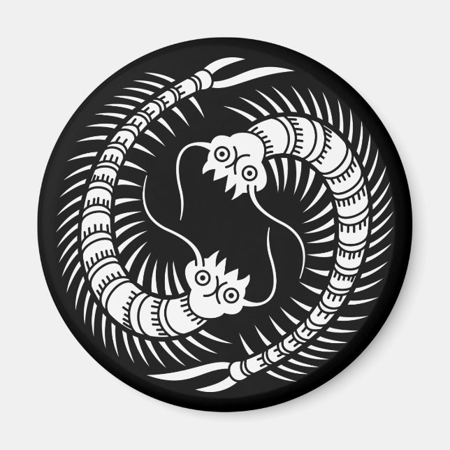 Imã Circulo de Centopéias Viradas (Frente)