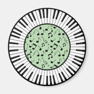 Imã Círculo de Chaves Piano Design