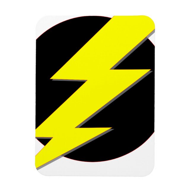 Ímã Círculo de Relâmpago (Vertical)