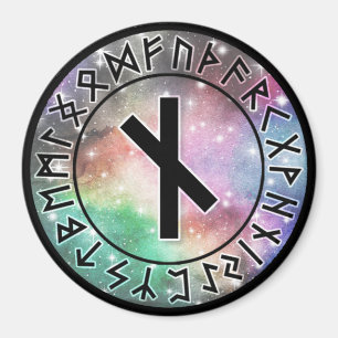 Imã Círculo de Rune Galáxia Prismática [10]. Nauthiz] 
