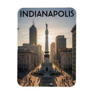 Ímã Círculo do Monumento Indiana Indianapolis