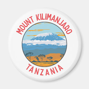 Imã Círculo em Destensão do Monte Kilimanjaro Tanzânia