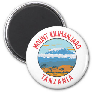 Imã Círculo em Destensão do Monte Kilimanjaro Tanzânia