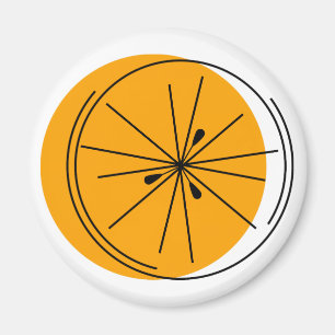 Imã Círculo magnético de laranja Citrus