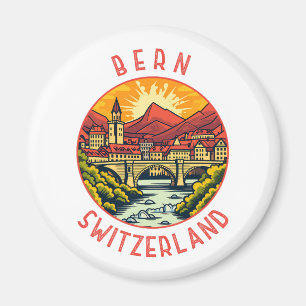 Imã Círculo Retrovisso da Suiça do Bern