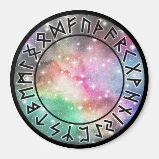 Imã Círculo Rune Galáxia Prismática [00. vazio]