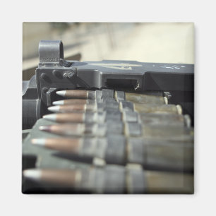 Imã círculos da metralhadora do Cinqüênta-calibre