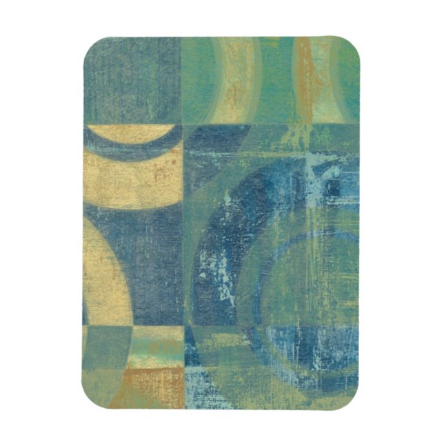 Ímã Círculos e painéis multicoloridos (Vertical)