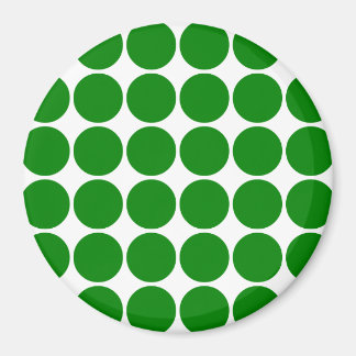 Imã Círculos e pontos de bolinhas: Bolinhas verdes