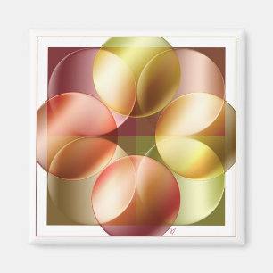 Imã Círculos quadrados