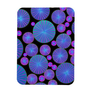 Ímã Círculos Rodas e discos com raios