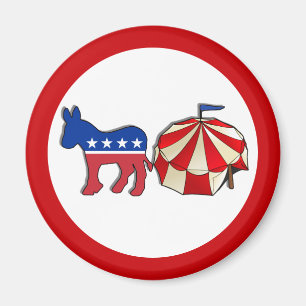 Imã Circus Donkey do Partido Democrático