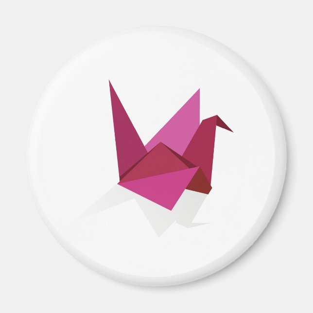 Imã cisne origami (Frente)