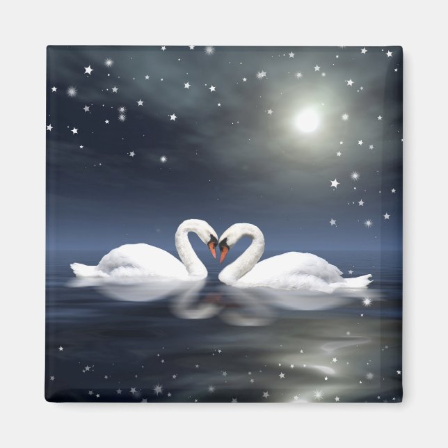 Imã Cisnes adoráveis (Frente)