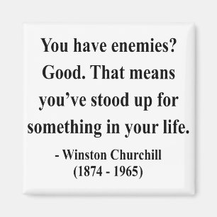 Imã Citação 3a de Winston Churchill