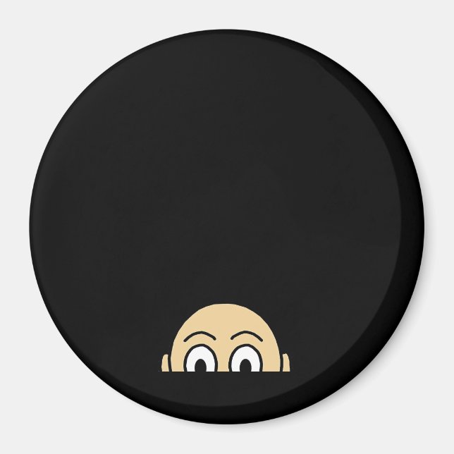 Imã Citação básica do gráfico Peekaboo (Frente)