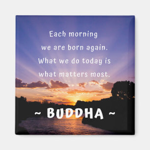 Imã Citação da manhã do Buda Inspiracional