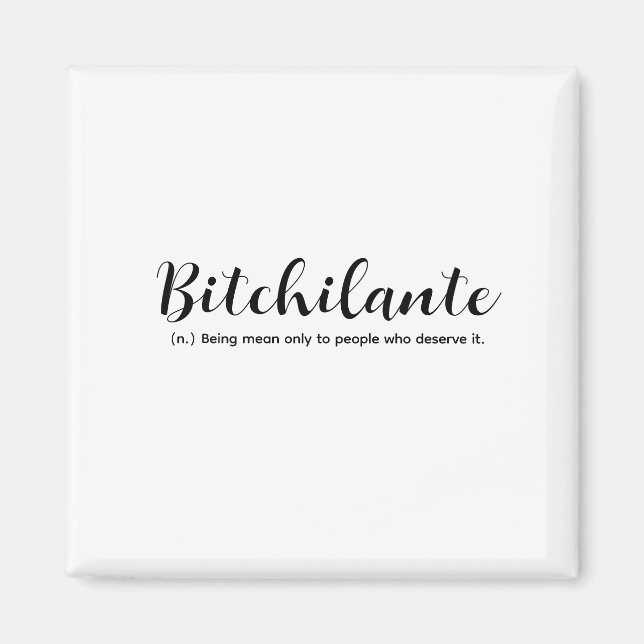 Imã Citação da tipografia da definição de palavras eng (Frente)