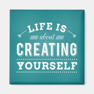 Imã Citação da Vida de Atitude Motivacional de Suces