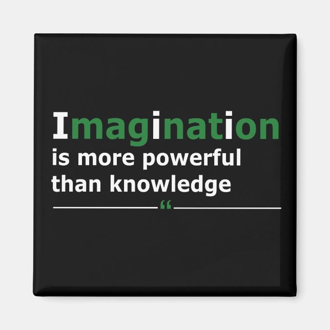 Imã Citação da vida motivacional (Frente)