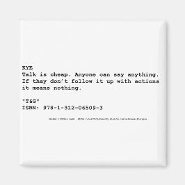 Imã Citação de Chave em "T&G"