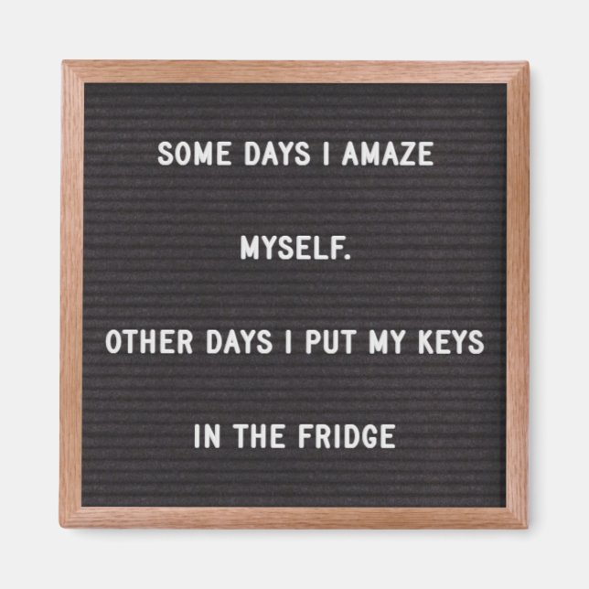 Imã Citação de Confiança Engraçada (Frente)