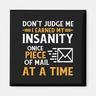 Imã Citação de Correio do Operário Funny Postal