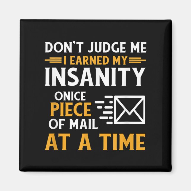 Imã Citação de Correio do Operário Funny Postal (Frente)