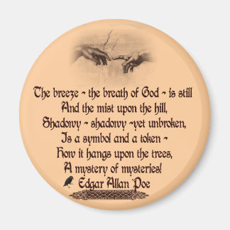 Imã Citação de Edgar Allan Poe